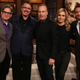 Peter Gould (left), Vince Gilligan, Bob Odenkirk, Rhea Seehorn, Chris Hardwick